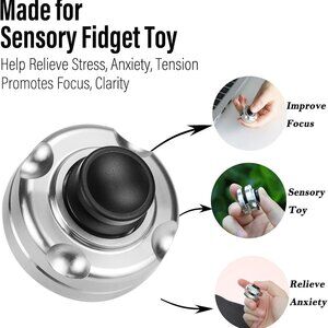Magnetic Levitation Fidget Spinner Roll Fidget Slider Anxiety Toy Heavy